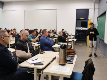 CEO da Pináculo em palestra na Faccat