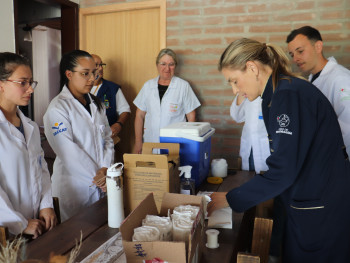 Acadêmicos da Faccat vivenciam na prática o que aprendem em sala de aula
