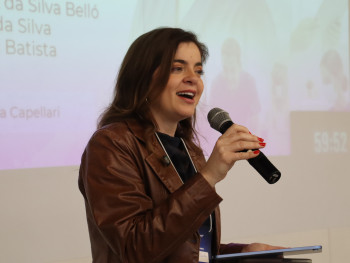 Palestra da Coordenadora de Enfermagem da Faccat, Claudia Capellari