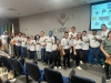 Alunos da Escola de Educação Especial Lucas Sauer
