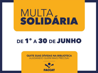 Biblioteca lança campanha de Multa Solidária