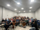 Momento de integração entre acadêmicos e idosos