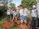Crianças participando da oficina ambiental