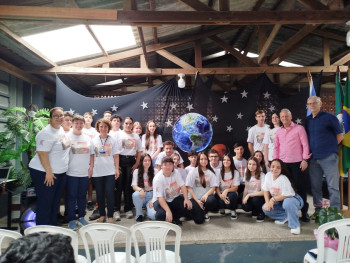 Grupo participantes do projeto, professores e representantes da Faccat