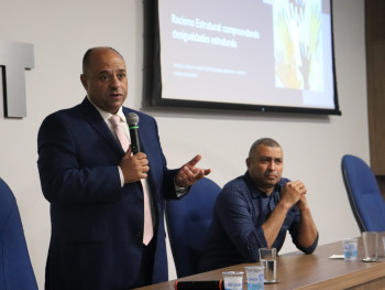 Palestrantes Sodré e Soares na Faccat