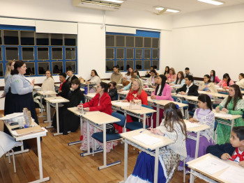 Realização da prova escrita nas categorias Mirim, Juvenil, Adulta e Veterana