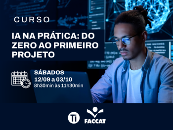 Inscrições até 11 de setembro Imagem ilustrativa