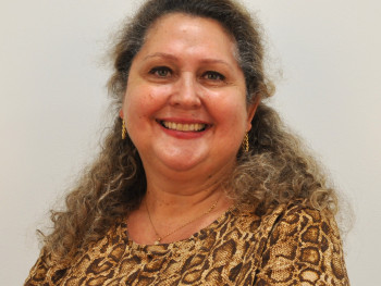 Coordenadora do Núcleo de Práticas Sociojurídicas da Faccat, a professora Dra. Miriam Helena Schaeffer 