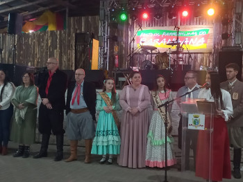 Cerimonial de abertura dos Festejos Farroupilhas do Paranhana