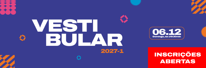 Banner Vestibular Solidário Faccat 2027/1 - Inscrições Abertas