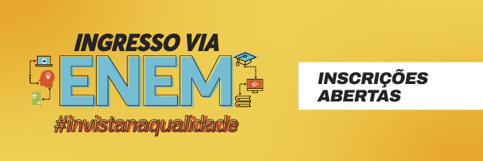 Banner Ingresso via ENEM 2026-2