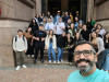 Grupo da Faccat na Bienal em Porto Alegre