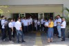 Grupo de alunos de Mato Grosso conhecendo a Faccat
